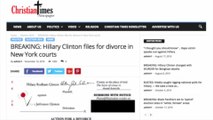 Hillary Clinton Has Not Served Bill with Divorce Papers, Despite Report