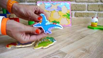Çocuklar İçin Oyun Videosu - Puzzle - Dinazorlar