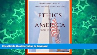 READ BOOK  The Wise Owl Guide To... Dantes Subject Standardized Test (Dsst) Ethics In America