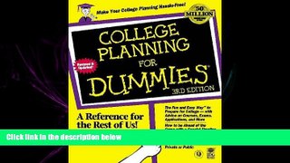 READ book  College Planning For Dummies  FREE BOOOK ONLINE