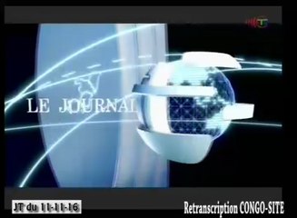 Journal de 20h TVCongo du vendredi 11 novembre 2016 -By Congo-Site