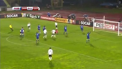 0-1 Serge Gnabry Goal HD - San Marino 0-1 Germany - 11.11.2016