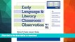 FAVORITE BOOK  Early Language and Literacy Classroom Observation Tool, Pre-K (ELLCO Pre-K) (Pack