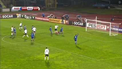 Serge Gnabry Goal HD - San Marino 0-2 Germany 11.11.2016