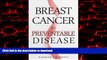 Buy book  Breast Cancer Is A Preventable Disease online for ipad