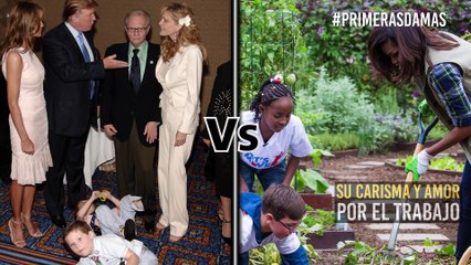 Michelle y Melania, dos estilos diferentes en la Casa Blanca