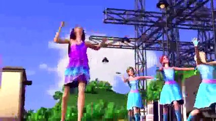 Barbie la princesse et la popstar - Clip vidéo:Français,Anglish,Española,Português