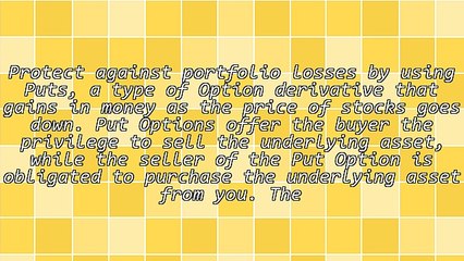 Protect Your Portfolio With Put Options