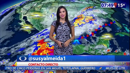 Susana Almeida Pronostico del Tiempo 11 de Noviembre de 2016