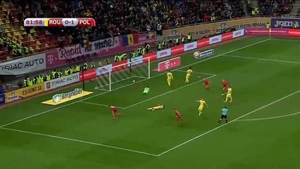0-2 Robert Lewandowski Goal HD - Romania 0-2 Poland 11.11.2016 HD