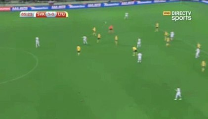 Marek Hamsik Goal - Slovakia	4-0	Lithuania 11.11.2016