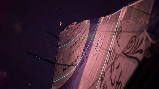 Tombée de la nuit pour Kojiro Shiraishi / Vendée Globe