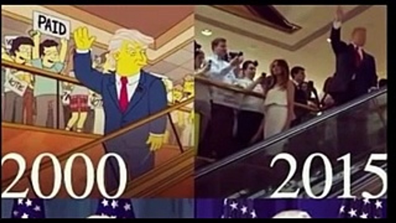 WATCH Simpsons Prediction of Donald Trump Becoming President Comes True