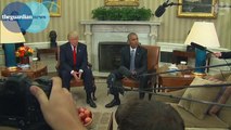 Donald Trump and Obama have ‘excellent conversation’ at White House