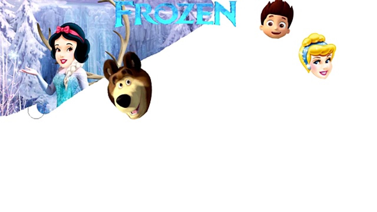 Anna and Elsa FROZEN Magic Coloring DISNEY PRINCESS Cinderella Snow White Ryder PAW PATROL Libre Soy