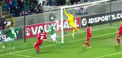 Northern Ireland 4-0 Azerbaijan - All Goals & Highlights - 11-11-2016