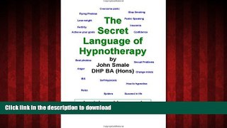 Read books  The Secret Language of Hypnotherapy online for ipad
