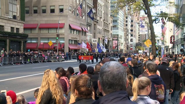 US veterans parade in NY, react to Trump win