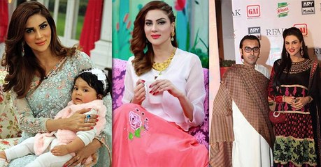 Fiza Ali With her Beautiful Daughter and Husband