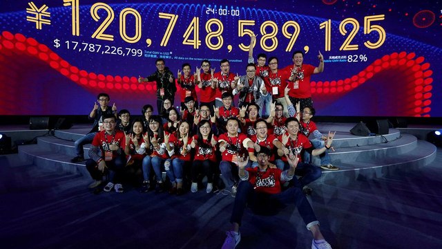 Sales up but growth slows on China's Singles Day