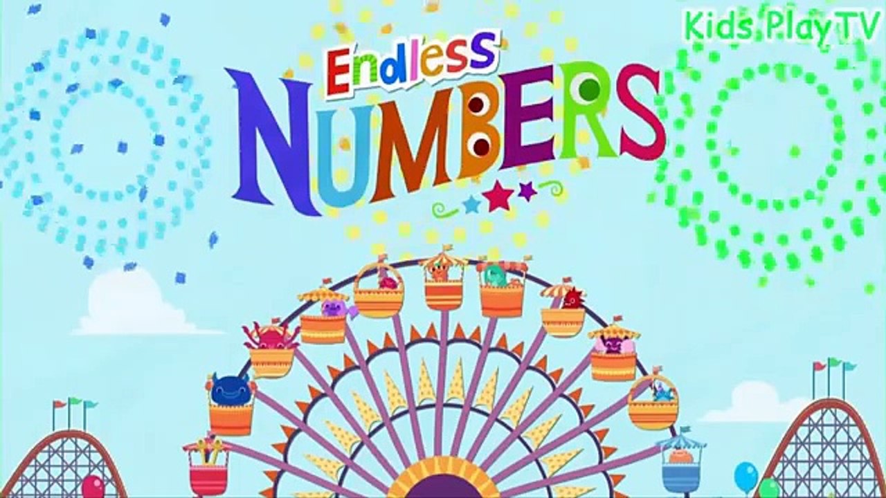 Endless Number counting 50 to 55 - Learn 123 NUMBER for Kids