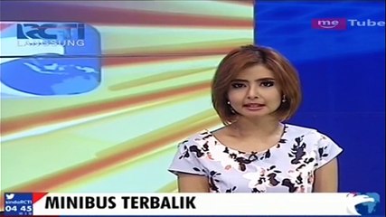 Minibus Terbalik di Kalideres