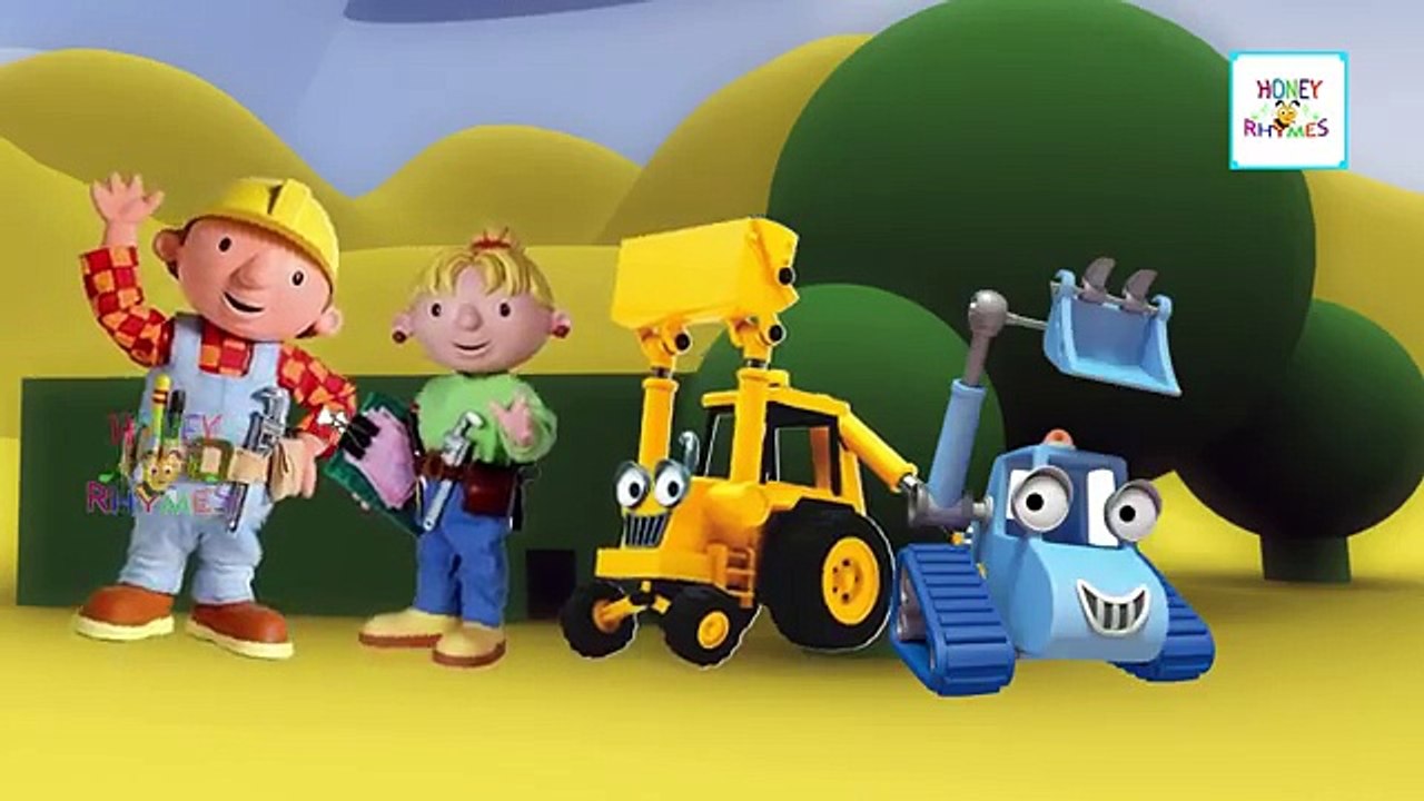 BOB THE BUILDER Cartoon Finger Family Songs | Cartoon Animation Nursery Rhymes For Children