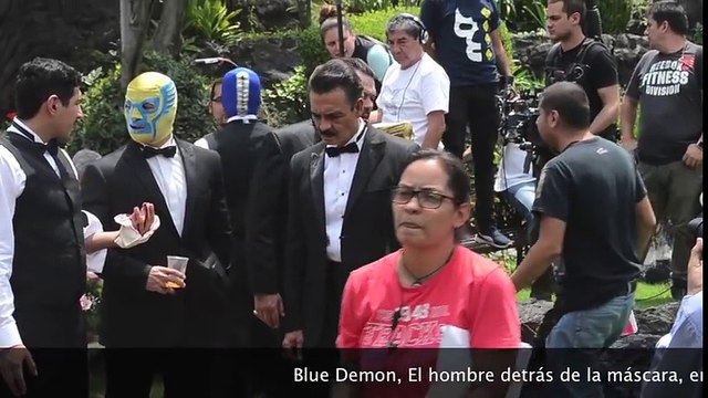 Detrás de cámaras Blue Demon, El Hombre Detrás de la Máscara