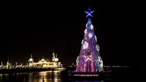 Victorian City Kicks Off Festive Season With Floating Christmas Tree