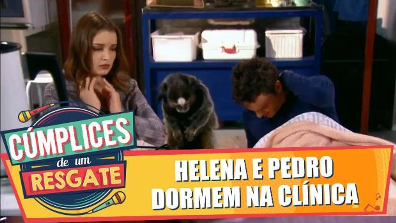 Helena e Pedro dormem na clínica