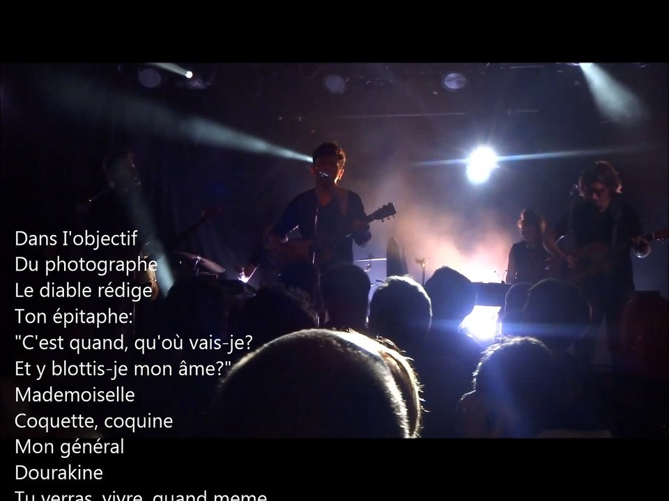 ROMAIN HUMEAU  [EIFFEL] "Marjane" avec paroles - live@l'Ubu Rennes 2016