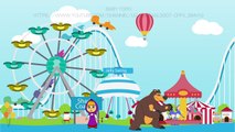 Masha And The Bear Cry Then Bear Takes Masha To The Park Like Disney