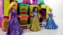 ♥ PlayDoh Sparkle Disney Princess MagiClip Collection Rapunzel Cinderella Ariel Aurora Belle Tiana
