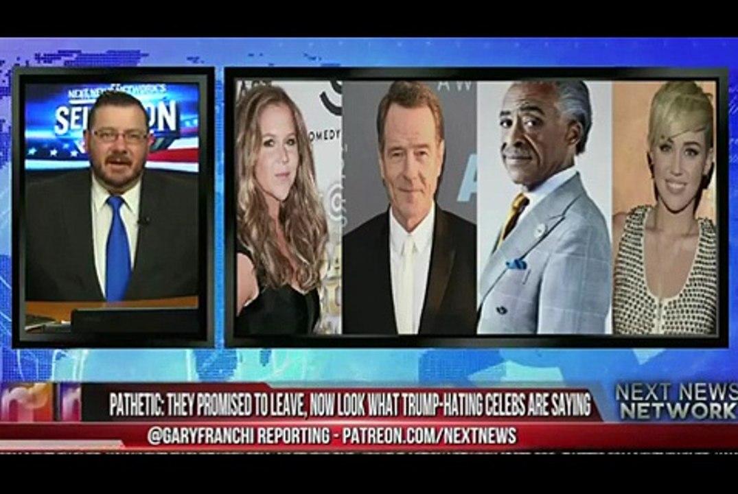 PATHETIC- THEY PROMISED TO LEAVE, NOW LOOK WHAT TRUMP-HATING CELEBS ARE SAYING .