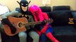 Fun SuperHero Movie In Real Life | SpiderGirl Batman Playing Guitar | Joker Prank | Batman Vs Joker