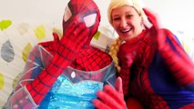 SPIDERMAN vs Frozen Elsa Change Costume in Real Life! Superhero ft Super Spiderman Pink Spidergirl