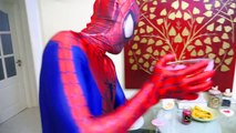 Spiderman vs Frozen Elsa Prank Challenge, Joker Poo and Fart Fun Superheroes Movie In real Life