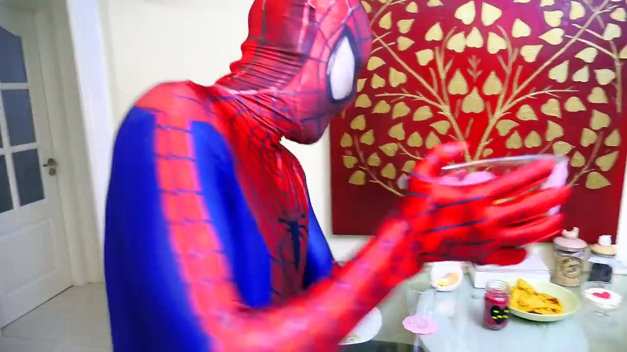Spiderman vs Frozen Elsa Prank Challenge, Joker Poo and Fart Fun Superheroes Movie In real Life