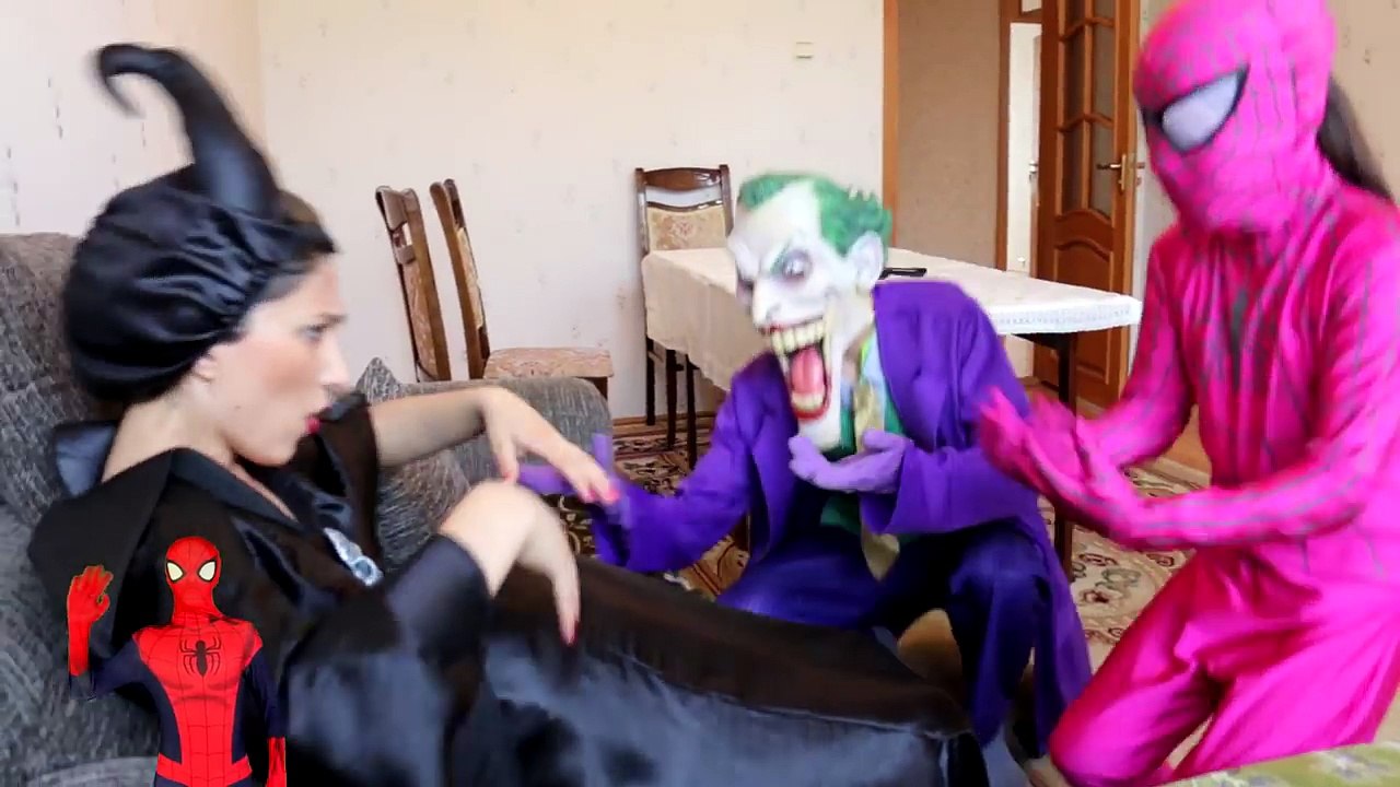 Frozen Elsa Loses Her DRESS! Spiderman vs Joker Harley Quinn Big Butt Paw Patrol Toys Superhero Fun