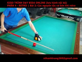 [bida8.vn] Các Nguyên Tắc Cơ Bản Khi Retro