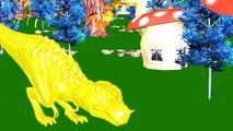 Colors Dinosaur Gorilla Godzilla King Kong Bear Lion Tiger Cheetah Rhymes For Kids