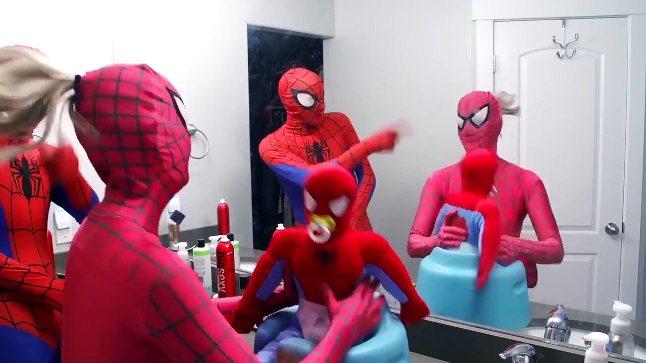 HULK BABYSITS VS MALEFICENT VS PINK SPIDERGIRL VS SPIDERMAN WITH VENOM JOKER FUNNY SUPERHERO MOVIE