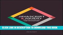 Ebook JavaScript and JQuery: Interactive Front-End Web Development Free Download