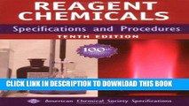 Ebook Reagent Chemicals: Specifications and Procedures (American Chemical Society, Committee on