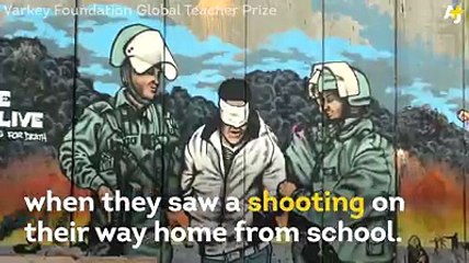 A Palestinian was just named the best teacher in the world.