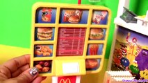 BARBIE WORKS AT the MCDONALDS DRIVE THRU DIY Play Doh McDonalds Costume & Apron