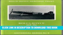 [PDF] Rolls-Royce and the Mustang (Rolls Royce Heritage Trust Historical Series) Full Online