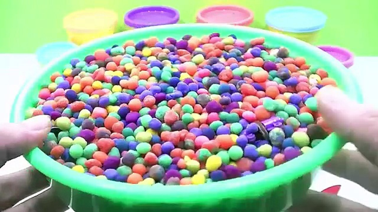 PLAY DOH - dippin dots surprise minions banana lego peppa pig español toys