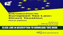 Ebook Introduction to European Tax Law: Direct Taxation (Third Edition) Free Read
