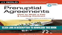 Ebook Prenuptial Agreements: How to Write a Fair   Lasting Contract Free Read